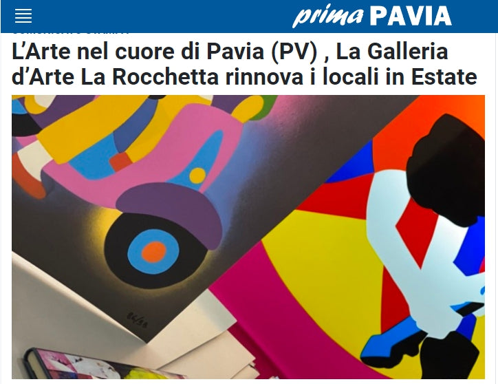 L’Arte nel cuore di Pavia , La Galleria d’arte La Rocchetta rinnova i locali in Estate