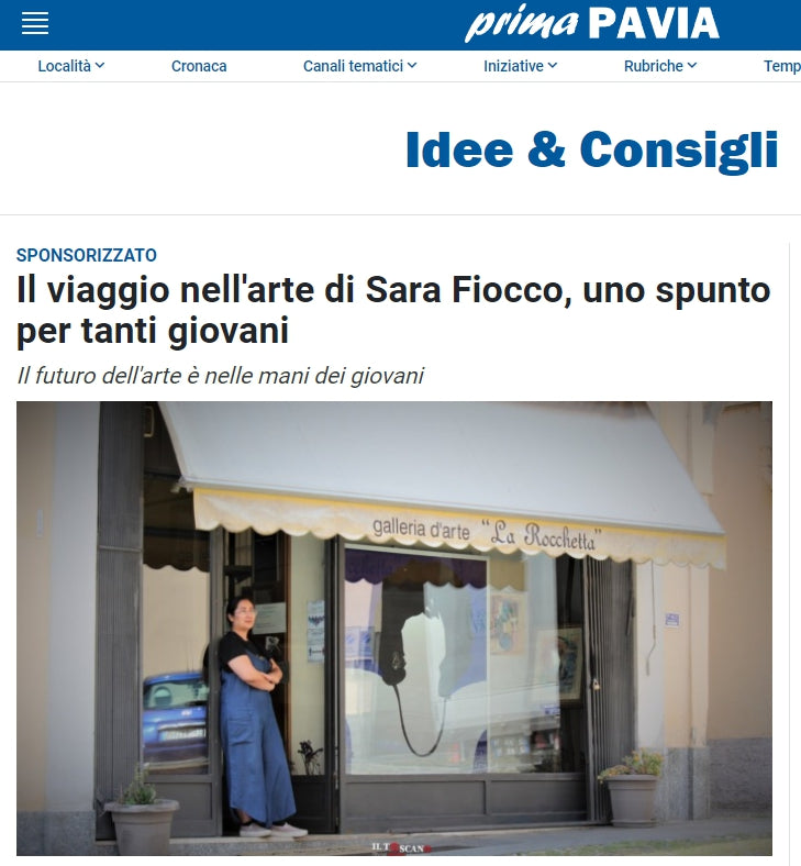 Il viaggio nell'arte di Sara Fiocco, uno spunto per tanti giovani