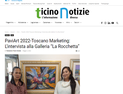 PaviArt 2022: Intervista alla Galleria d'arte La Rocchetta